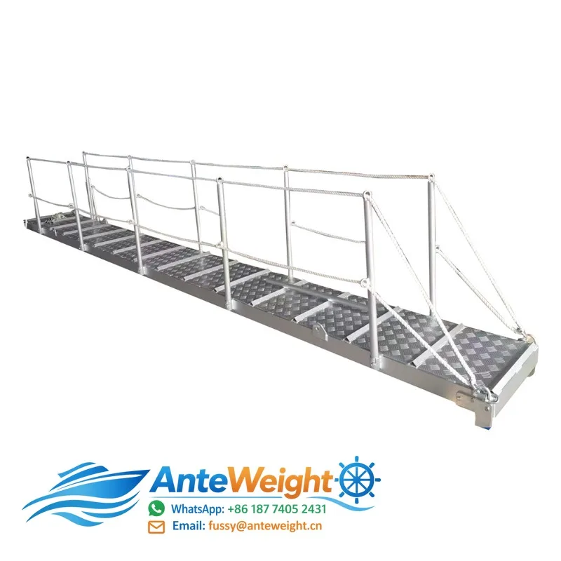 Marine Equipment Boat Aluminum Marine Wharf Gangway Ladder for Ship