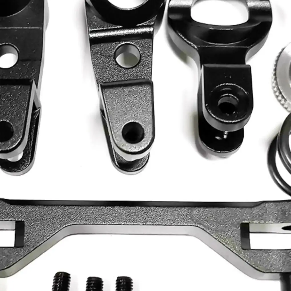 RCGOFOLLOW 4pieces Aluminum Alloy High Precision Steering Servo Saver Complete For 1/7 Rc Steering Servo Saver Complete  UDR