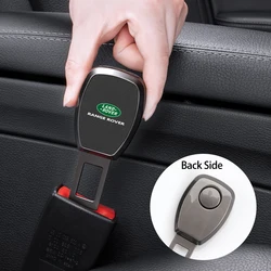 Car Seat Belt Clip Extension Safety Lock Buckle Extender Plug For Land Rover Range Rover Evoque Velar Defender Discovery Freelan