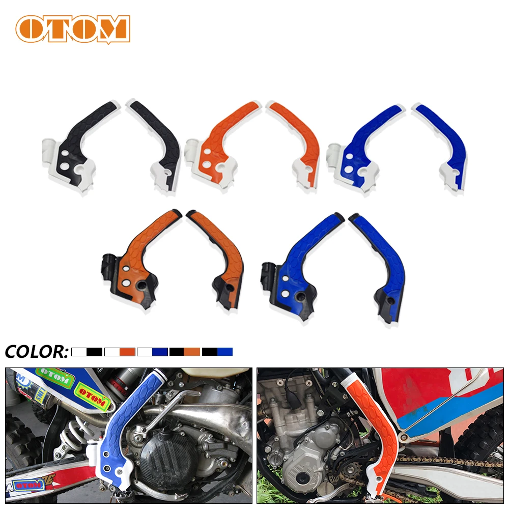 

OTOM Dirt Bike Frame Guard Motocross Enduro X-Grip Frameguards Protection Cover For KTM SX SXF XC XCW EXC-F XCF 125 250 300 450