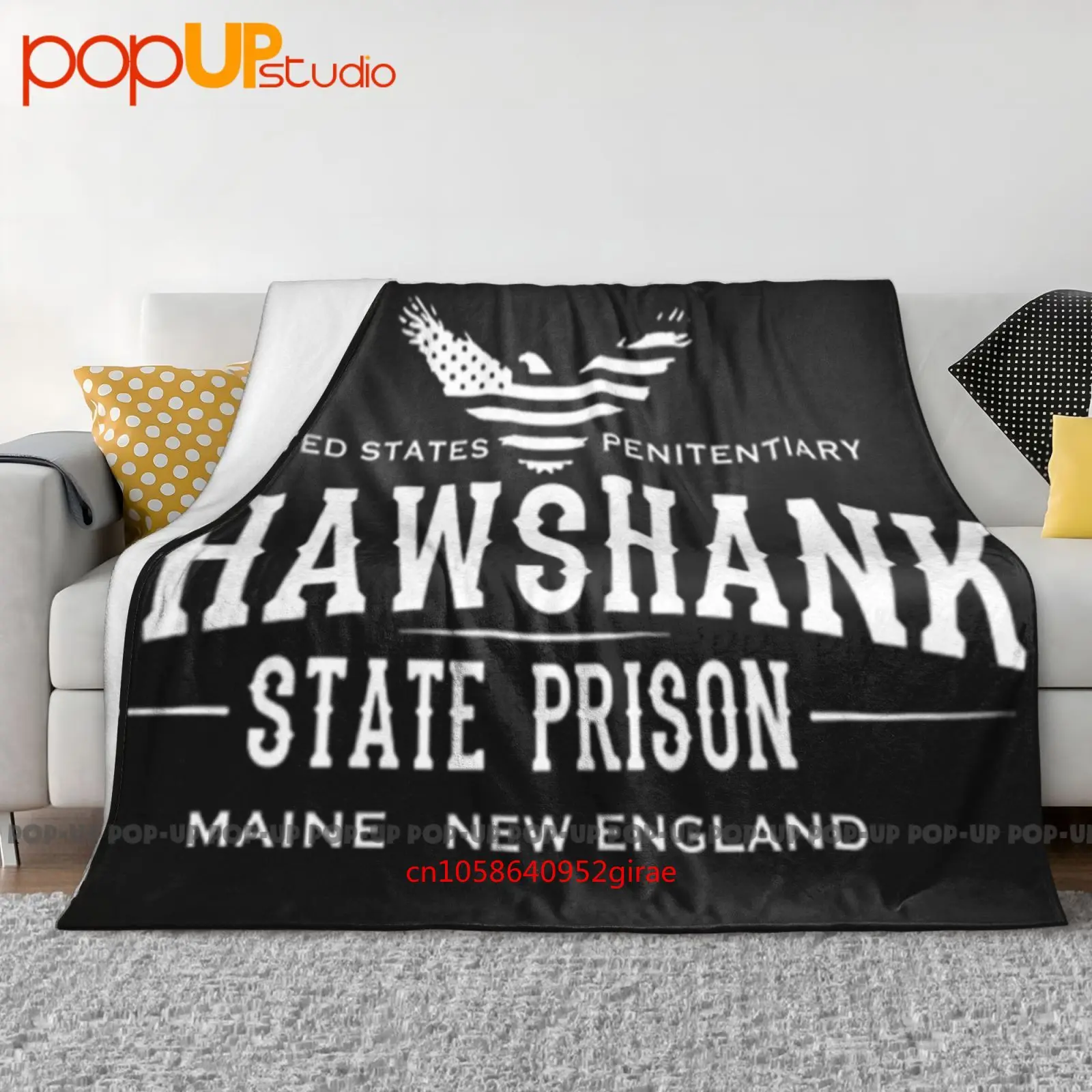 Shawshank Redemption Inspiré State Prison Couverture ultra douce Couette Housse de canapé d'hiver Housses de lit