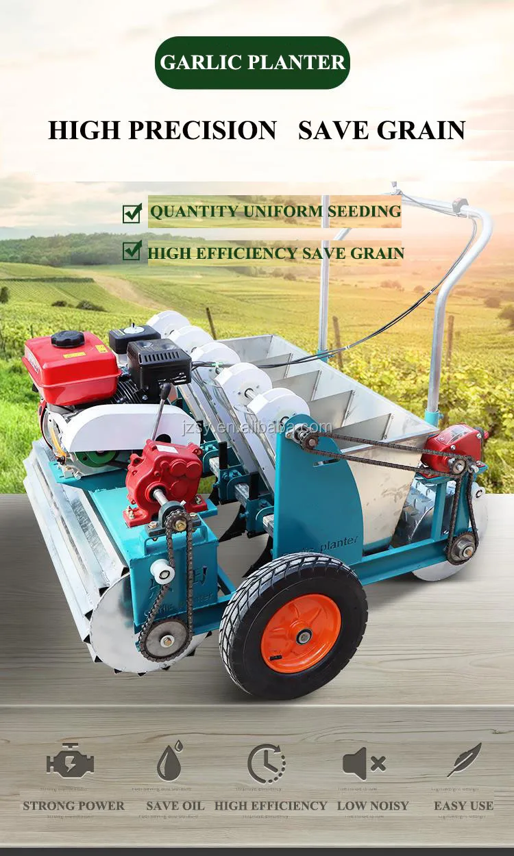 Lowest Price garlic seeder/engine garlic planting sowing machine/garlic seeds planting machine