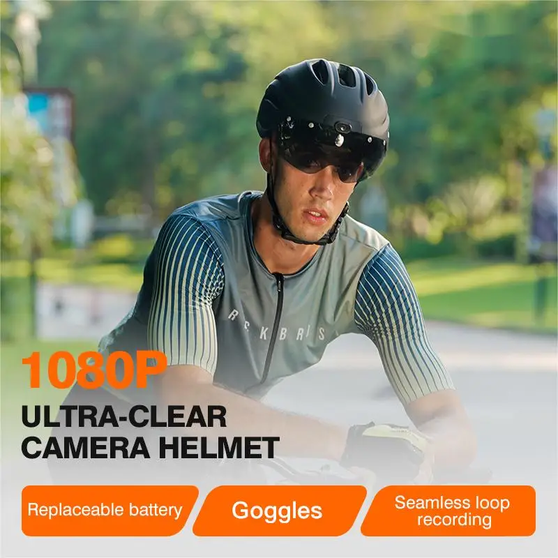 Motorcycle Bike Bicycle Scooter helmet Bike safety Hardhat 1080P Video Recorder for Segway