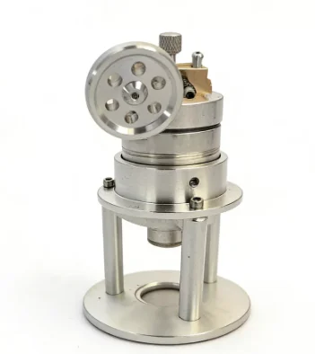 Vertical Steam Engine Model Metal Single Cylinder Steam Engine Physics Model Desktop Ornament