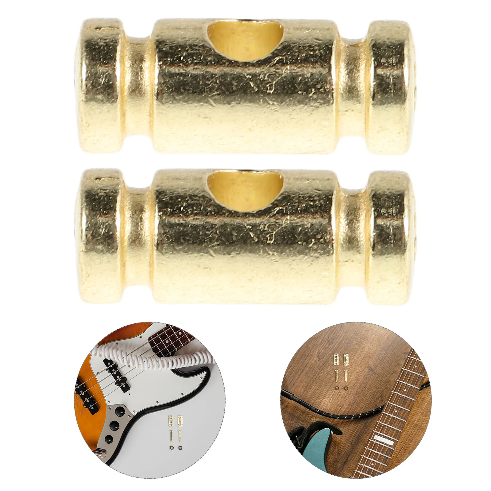 

2Pcs Electric Guitar String Trees Low Headstock Stabilizing Fixer Locking Retainer for Guitar Maintenance Replacement