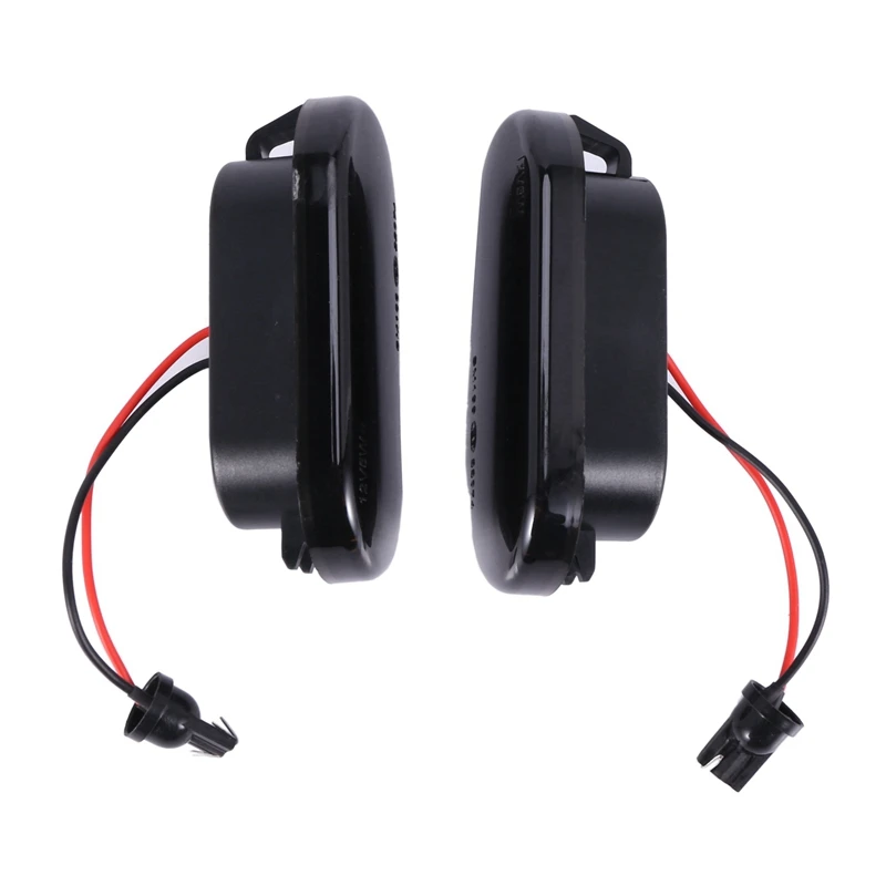 Car Dynamic Water Light Led Foliate Turn Signal for Volkswagen Bora Golf 3 4 Passat 3Bg Polo Sb6 Black view 4