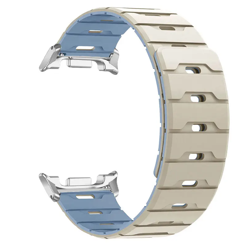 Two-Tone Magnetic Strap For Galaxy Watcg 9/8 40/44mm 8Classic 46mm Sport Strap For Galaxy Watch Ultra 2 47mm