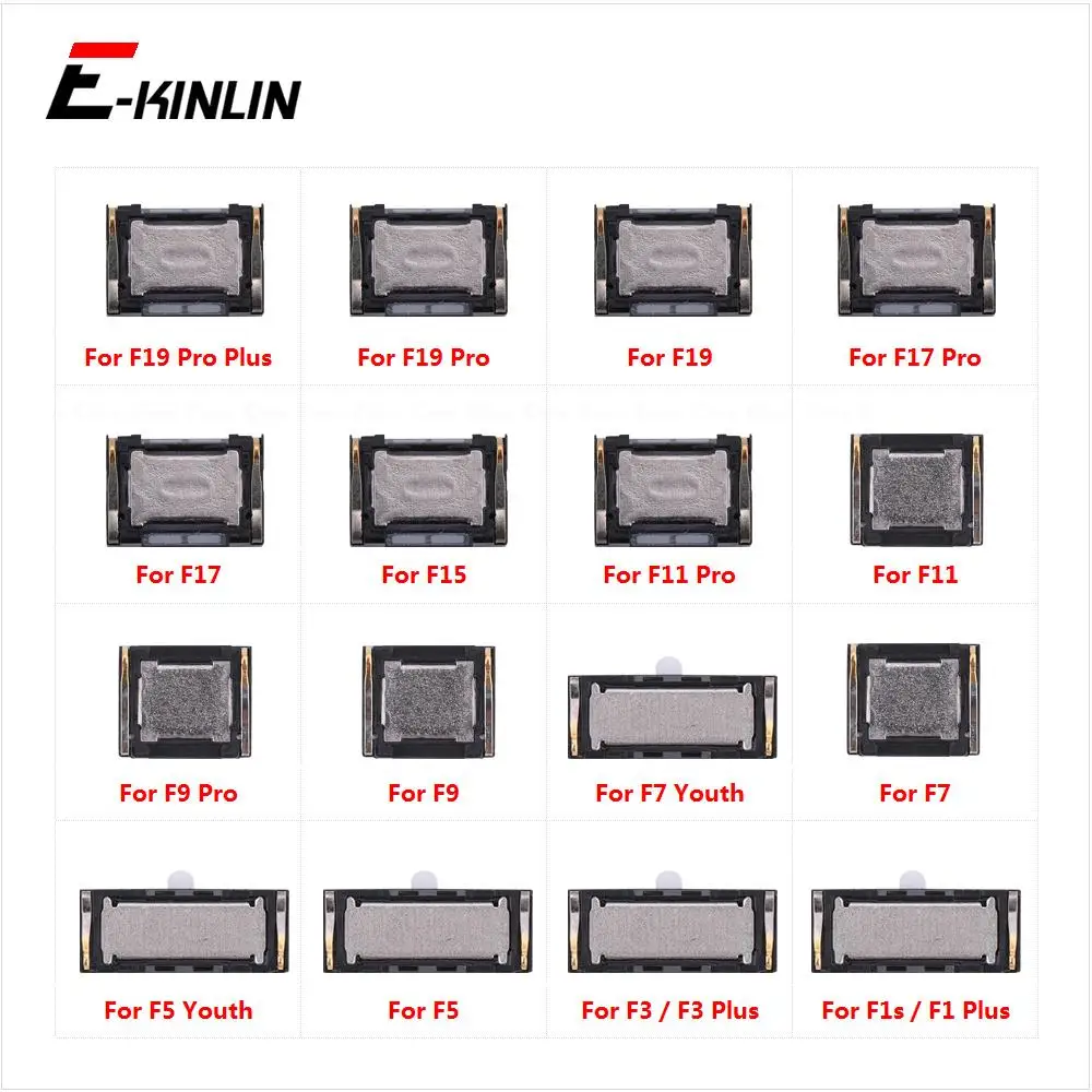 Earpiece Earphone Top Speaker Sound Receiver Flex Cable For OPPO F19 F17 F15 F11 F9 F7 F5 Youth F3 Pro Plus F1 F1s