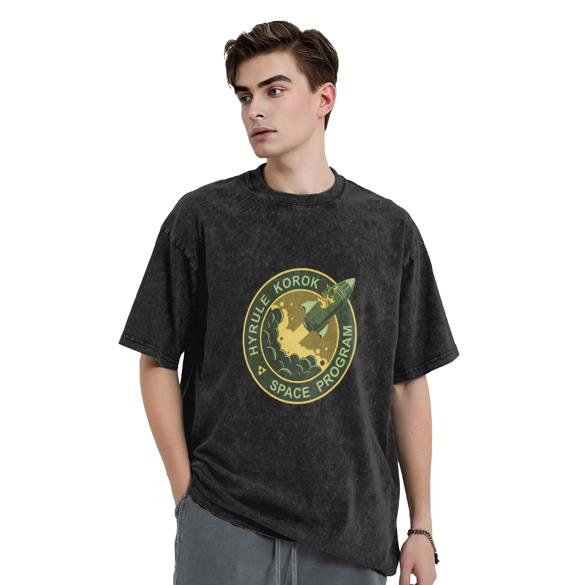 Korok Space Program  Classic Comfort A Vintage Oversized Cotton Unisex T-Shirts
