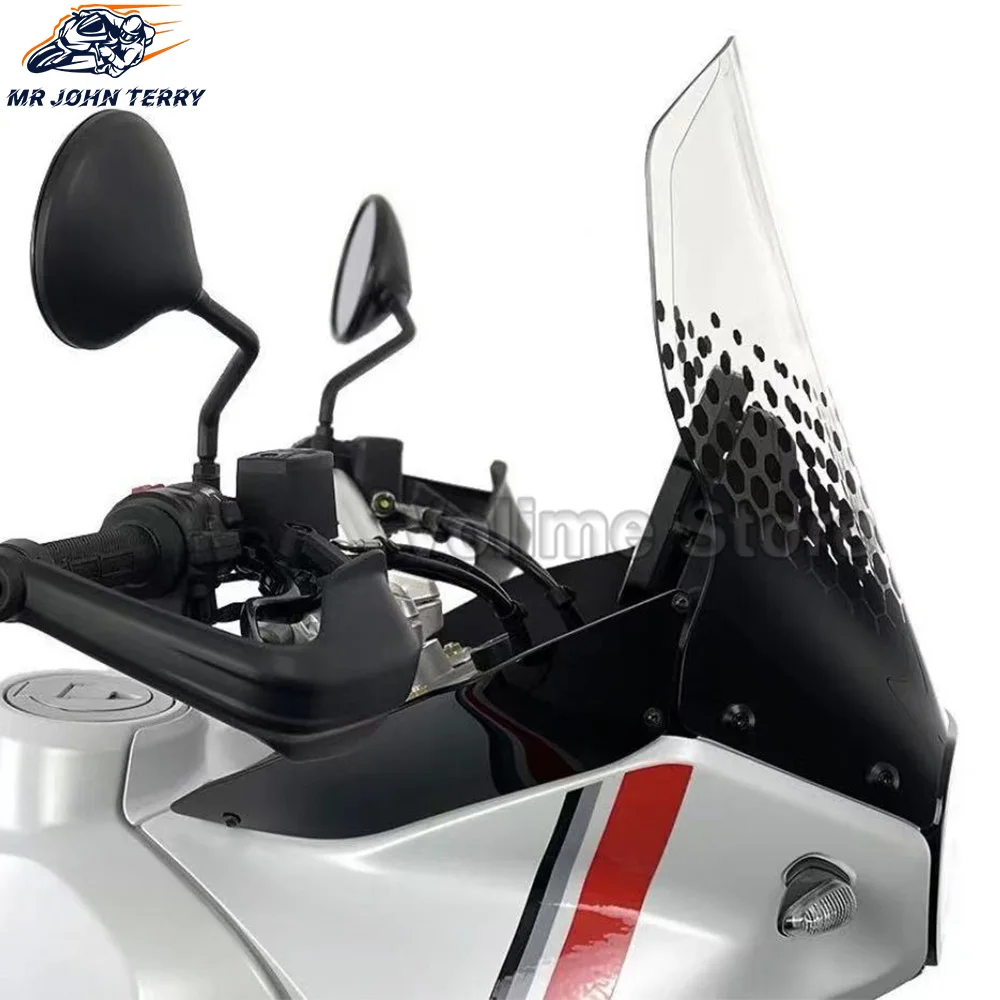 2022 New Motorcycle Windshield Spoiler Windscreen Deflector For Ducati Desert X DESERT X 2022 - 2023 Desert X