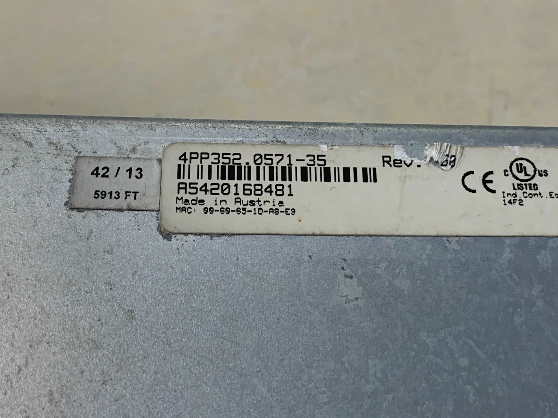 4PP352.0571-35 B&R용 HMI 스크린