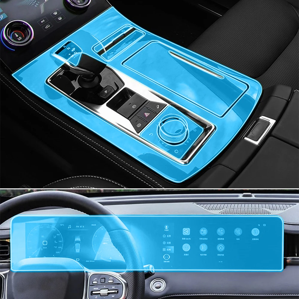 for Jetour X70 Plus 2021 2022 2023 Car Interior TPU Film Navigation Screen Gearbox Protection PPF Pre-cut Anti-scratch Sticker