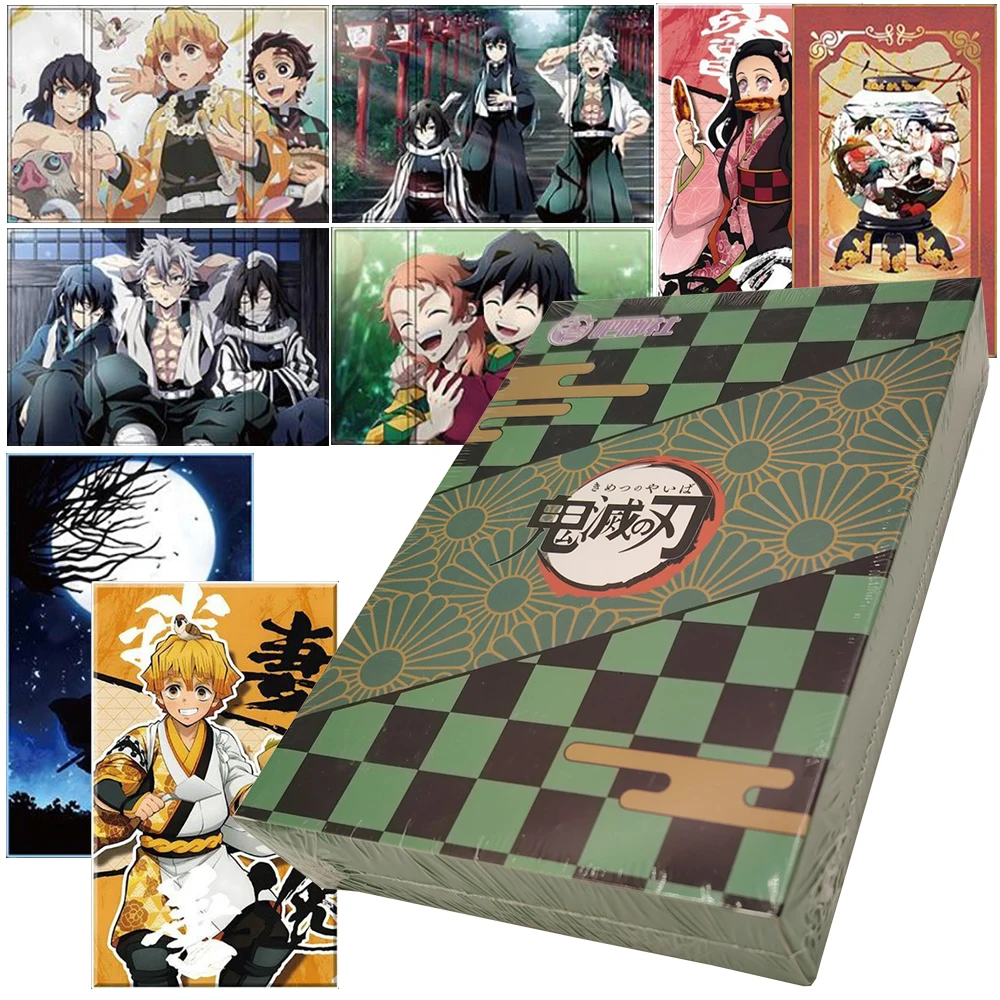 

Demon Slayer Collection Cards Fans' Favorite Youth Battle Anime Peripheral Exquisite Color Paper Cards Doujin Toys and Hobbies