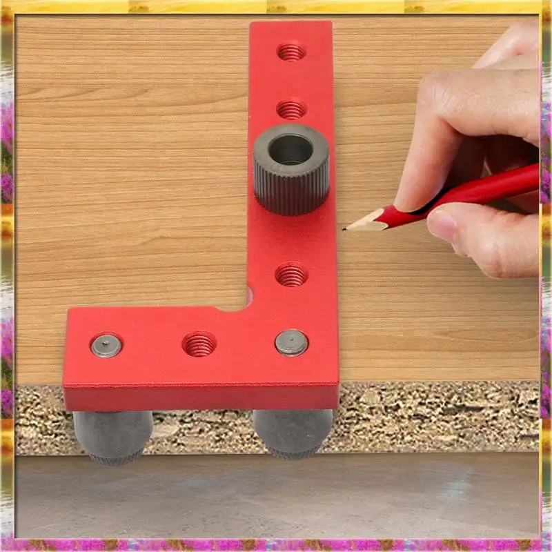 Must Have Self-Centering Dowel Jig Line Scriber Dowel Jig Square Center Finder Wood Working Tool A