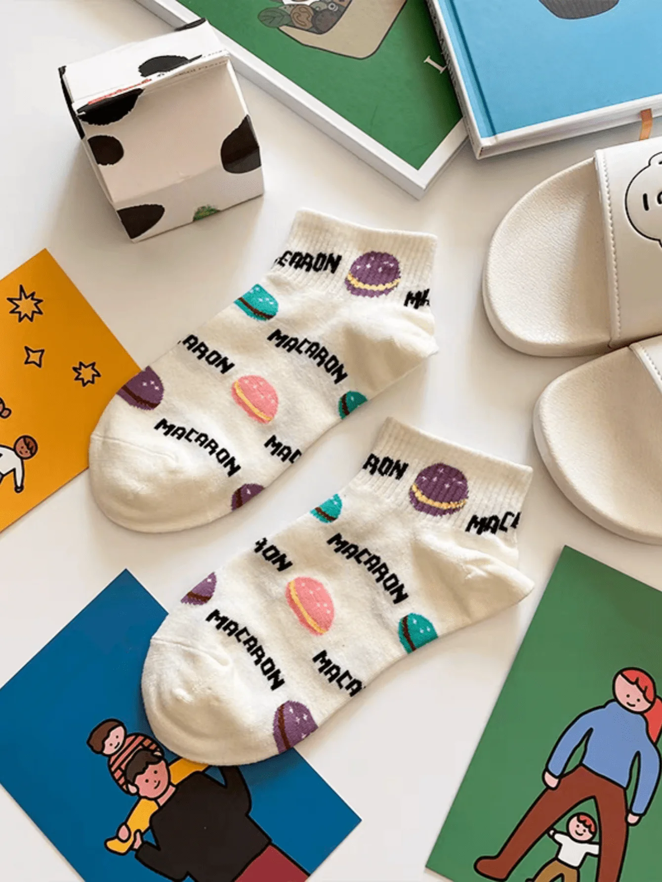3/5 Paar süße Damen-Socken mit Motiven von Hamburger, Pizza und Pommes, süße Mädchen-Knöchelsocken, dünne, atmungsaktive Socken für Frühling, Sommer und Herbst, Freizeitsocken, Sportsocken, vielseitige Socken, Studentensocken, geeignet für den täglichen Gebrauch. – Detail 7