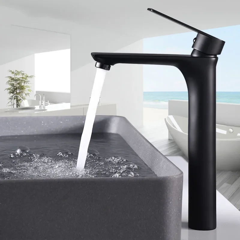 Bathroom Sink Faucet Brass Basin Mixer Gourmet Faucet Water Tap Hot Cold Tapware Gold Chrome Matte Black Lavatory Waterfall Tap