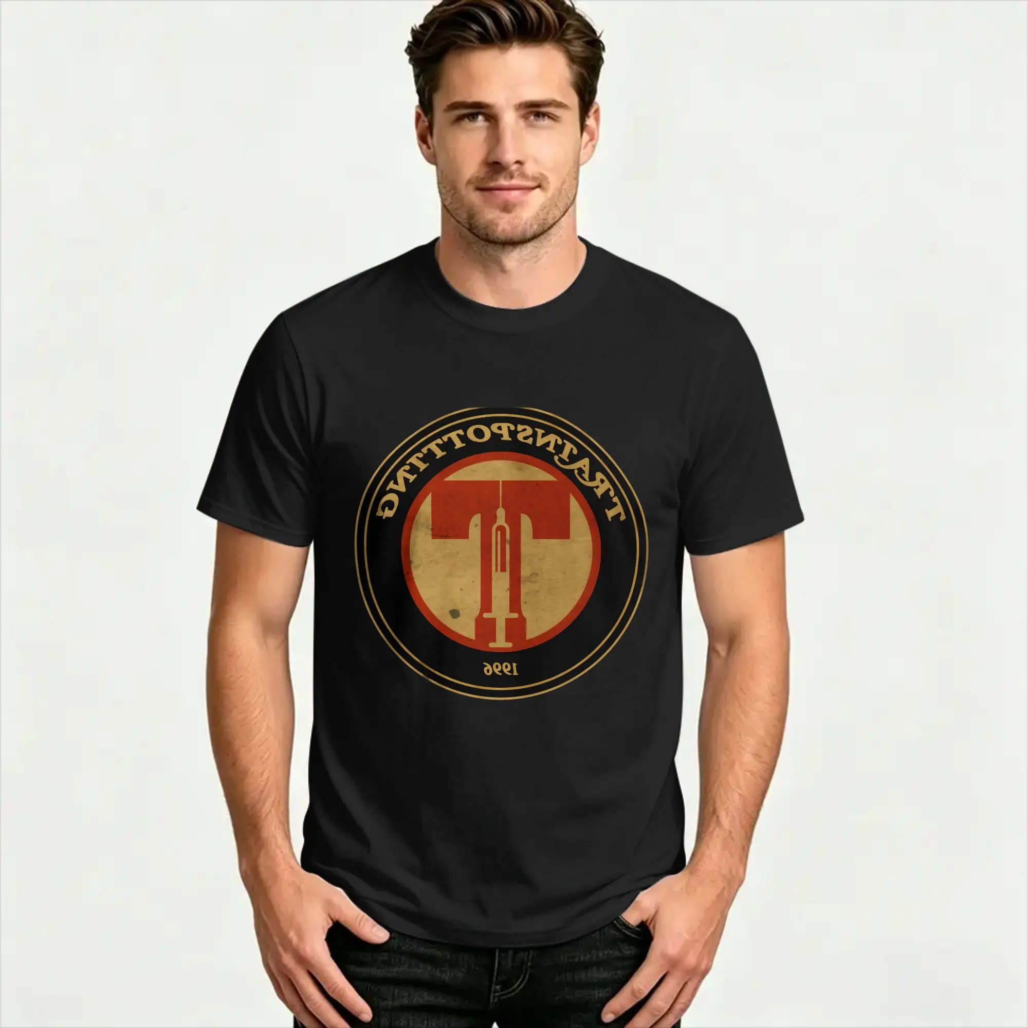 Trainspotting Session T Shirt Summer  Cotton T Shirts For Male Casual Tshirt Short-Sleeve Streetwear Tops