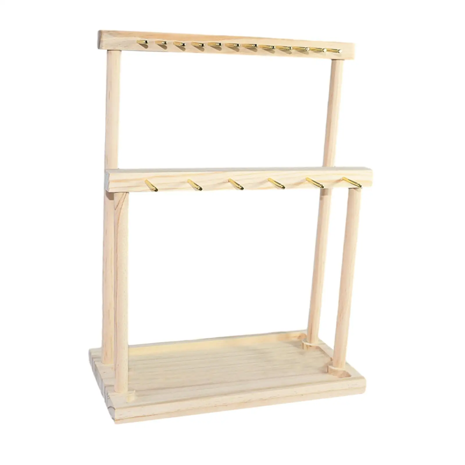 Wooden Bracelet Storage Headband Hairband Organization Rack Necklace Holder for Retail Show Showcase Home Personal Exhibition