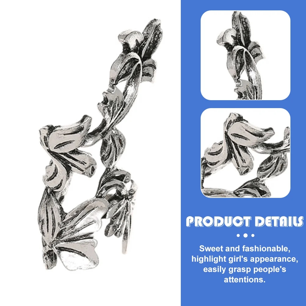 

2Pcs Adjustable Clip on Earrings Vintage Cuff Earrings for Women Non Piercing Ear Clips Fashion Ear Wrap Accessories