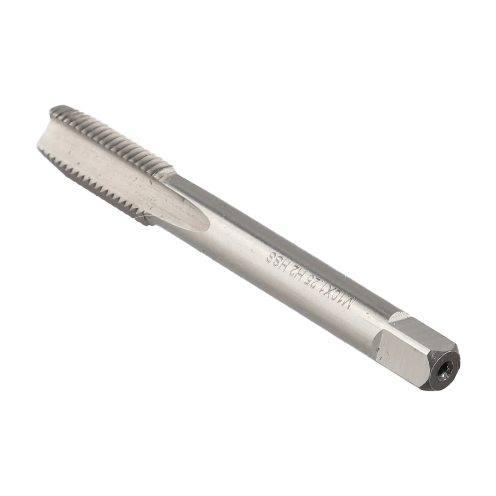 M10 x 1 25mm Left Hand Threading Tool HSS Construction for Long Lasting Use 80mm Overall Length for Smooth Operations
