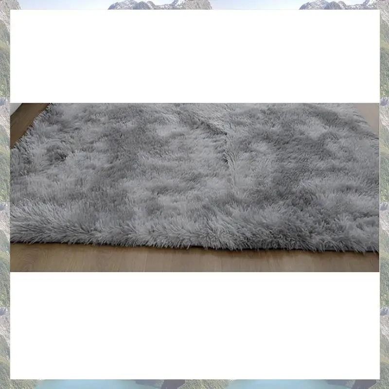 2025 Trend 2X Tie-Dye Gradient Color Carpet Bedroom Living Room Coffee Table Mat Long Hair Washed Floor Mat
