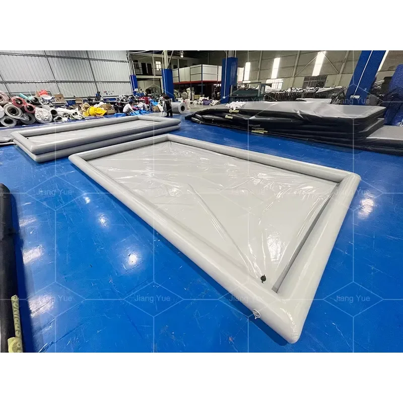PVC Easy Set up Portable Water Collector Containment Mat Inflatable Car Wash Mat