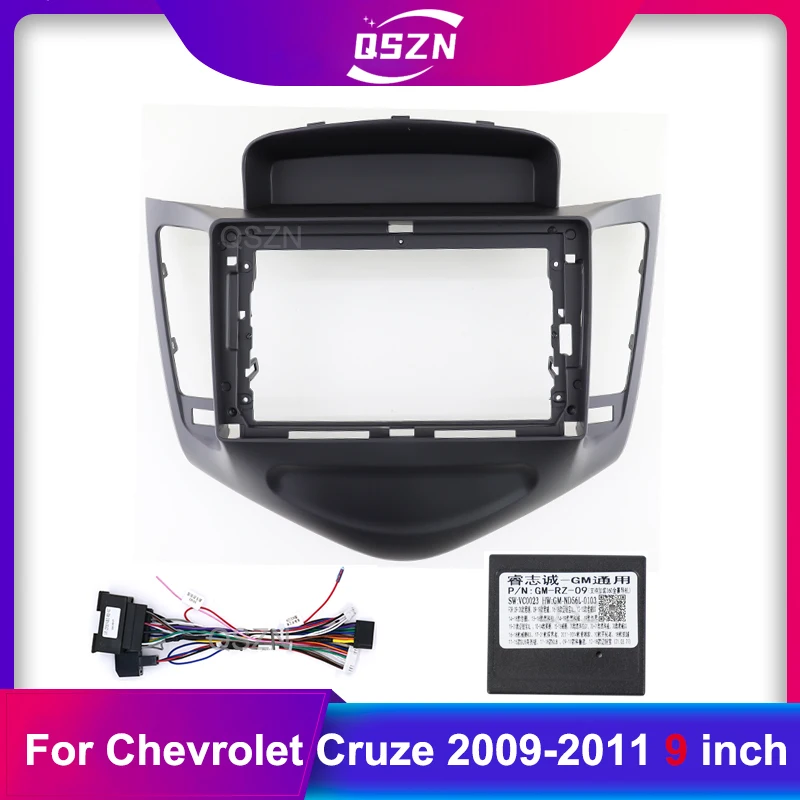 

9-дюймовый 2Din автомобильный кабель Fascia Для Chevrolet Cruze 2009-2011 панель DVD-плеер аудио Рамка комплект крепления приборной панели