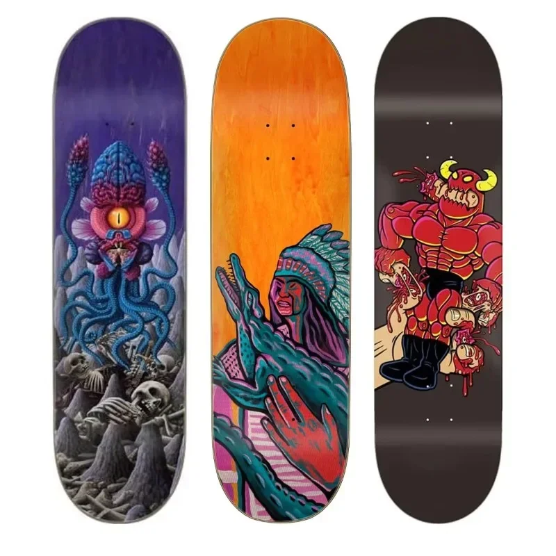 Printed skateboard Complete skateboard Skateboard Practical and durable Easy to use Strong