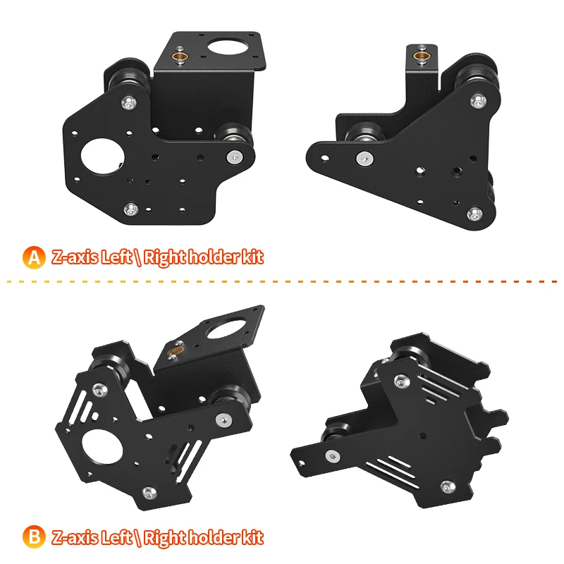 3D Printer Parts Y/X Axis Motor Mount Bracket Right/ Left X/Z-Axis Front/Back Motor Mount Plate X/Y Tensioner For DIY 3D P