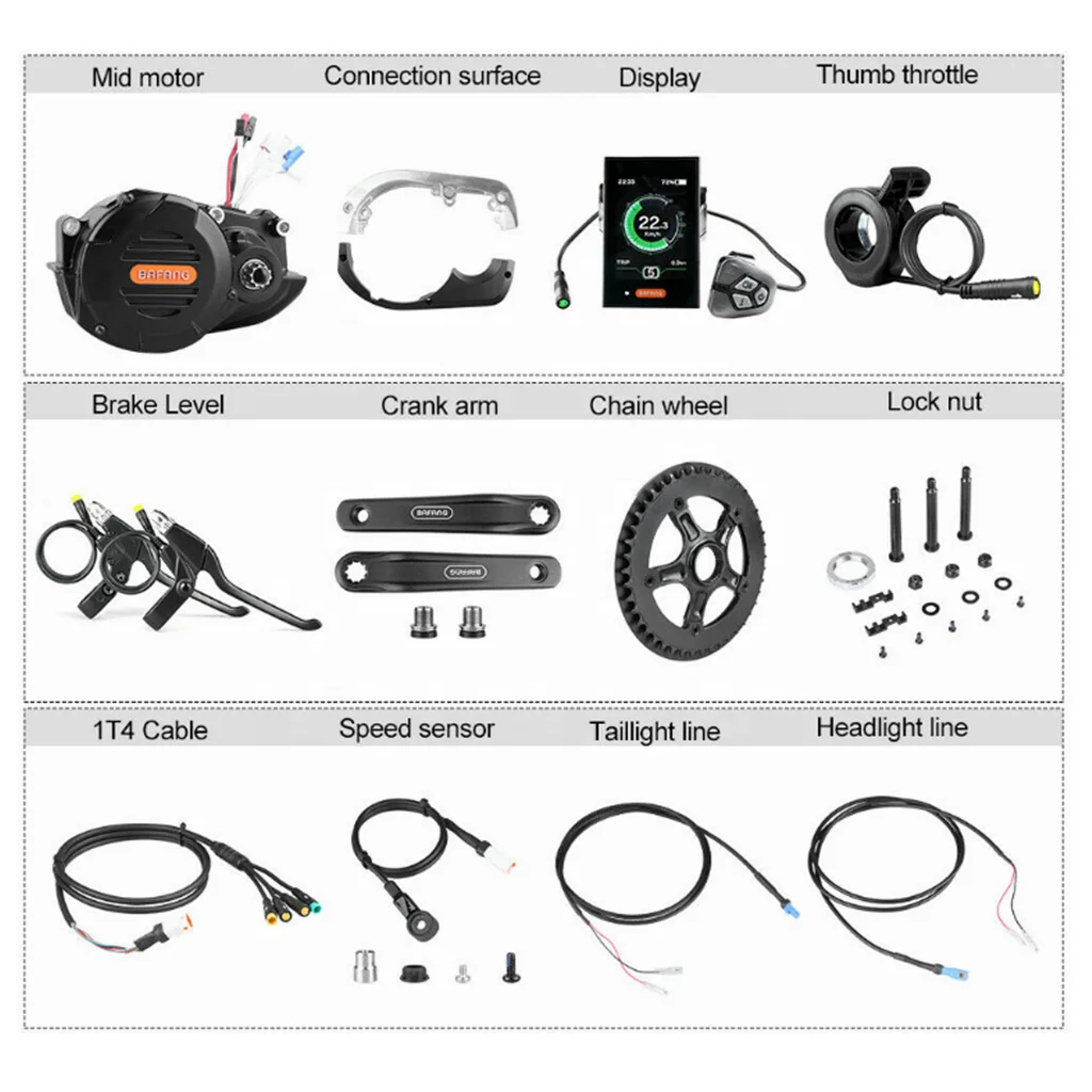 Bafang M620 48V 1000W middenmo - Mid Drive Conversion Kit 1000W recensie en prijs