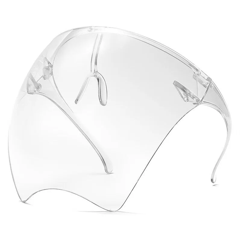 Lightweight Full Coverage Safety Mask: HD Transparent, Anti-Splash Protective Screen for Nail Techs,Cooks Artists Enthus