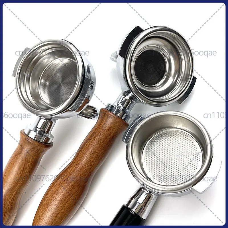

for CONTI coffee machine, bottom portafilter, bottomless portafilter, copper handle, 58mm