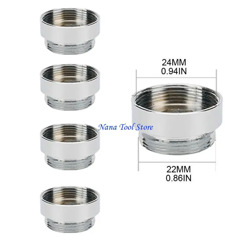 31GJ 5 Pcs Faucet Adapter Kitchen Male Female Brass Faucet Adapter Water Purifier