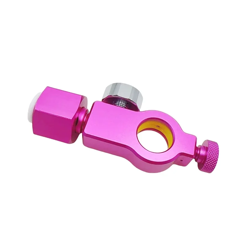 LCLL-Co Adaptador de estación de llenado de repuesto de 2 cilindros apto para Sodastream (Terra DUO Art) Rosa Quick Connect Co 2 cilindros