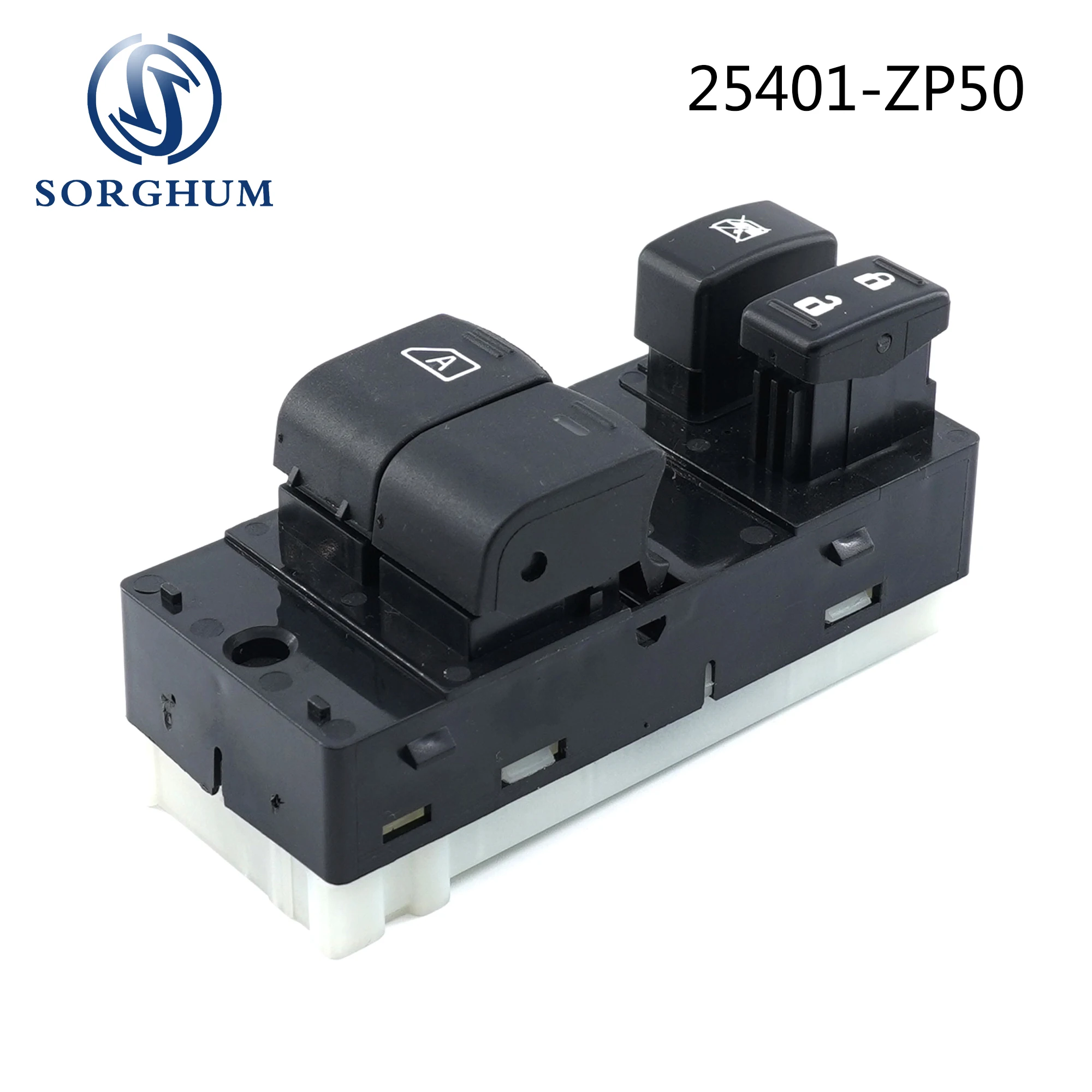 

Sorghum 25401-ZP50A 25401 ZP50A Front Left Driver Side Electric Power Window Control Switch For Nissan Frontier 2007-2017 2 Door