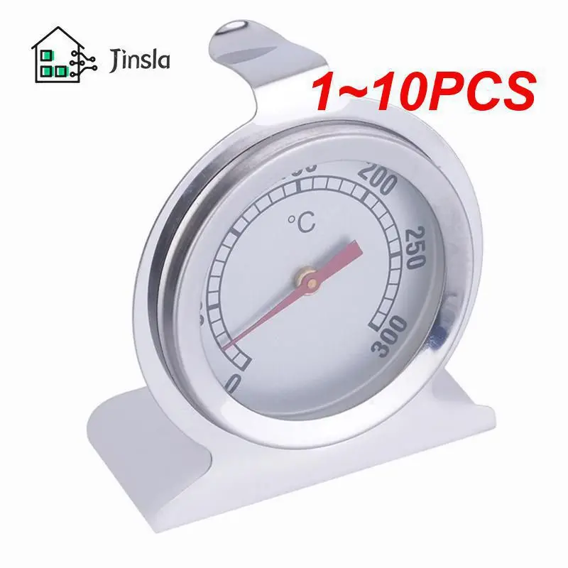 1~10PCS Stainless Oven Thermometer Mini Dial Stand Up Temperature Gauge High Temperature Resistant Food Grill Cooking Kitchen