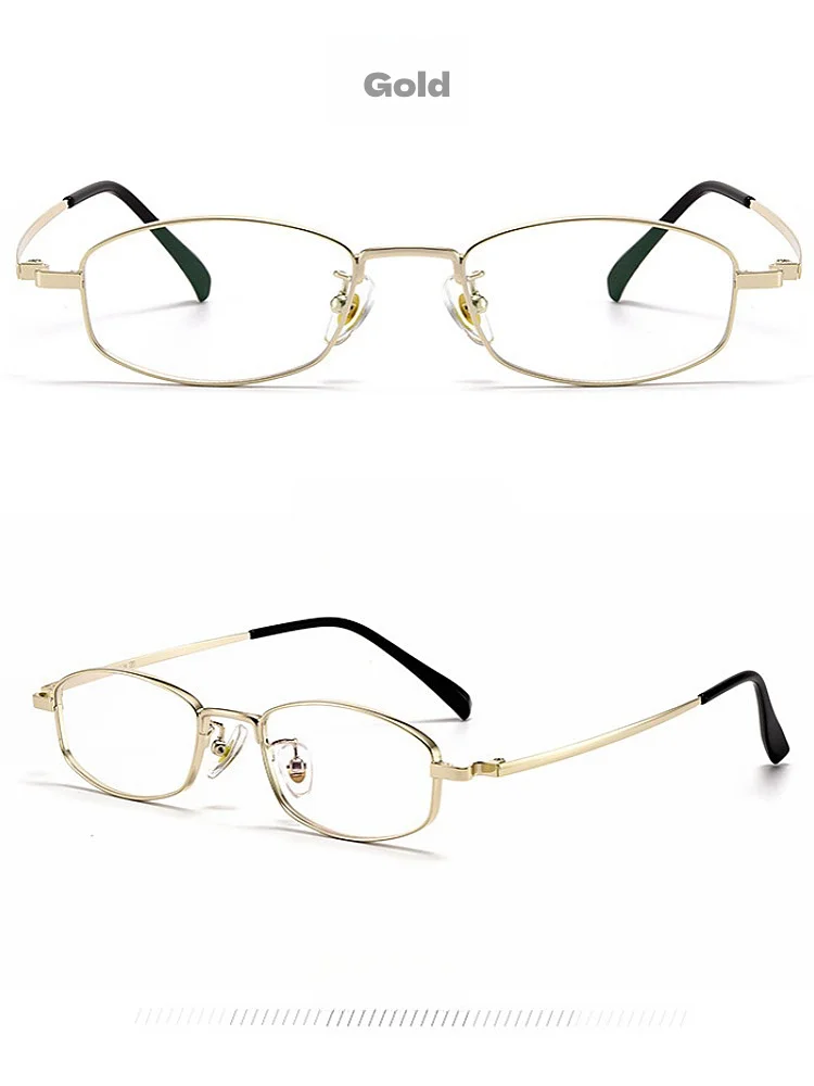 Ultraleichte Titan kleine Rahmen hochwertige Männer und Frauen Brille Rahmen Licht Luxus optische Brille Rahmen g2449 – Detail 9