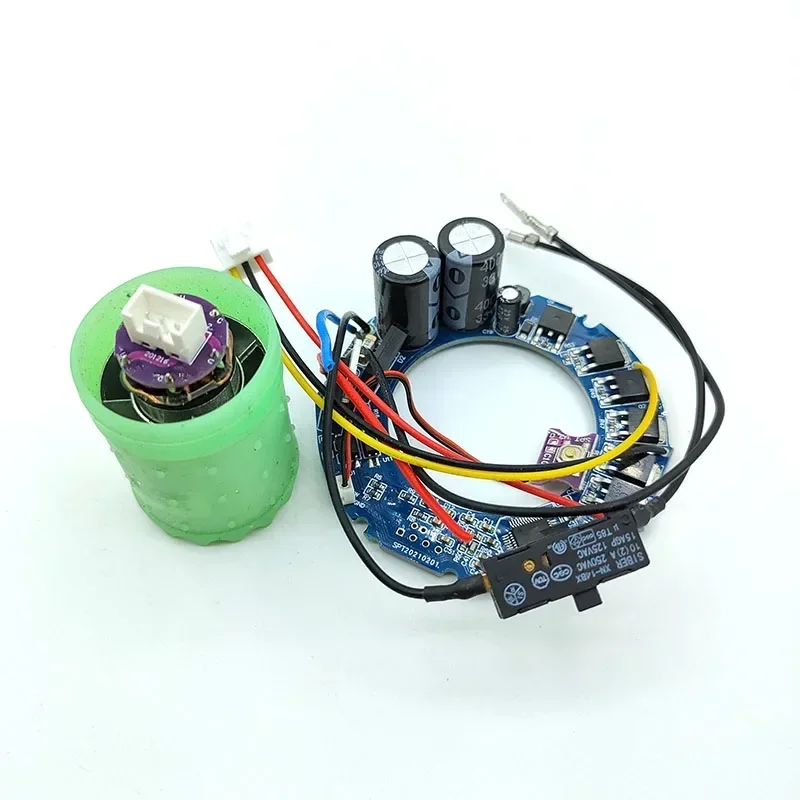 High-Speed 100000RPM BLDC Motor AC220V Three-Phase Brushless Electric Engine for Dyson Hair Dryer Air Duct with 3-Stage Driver