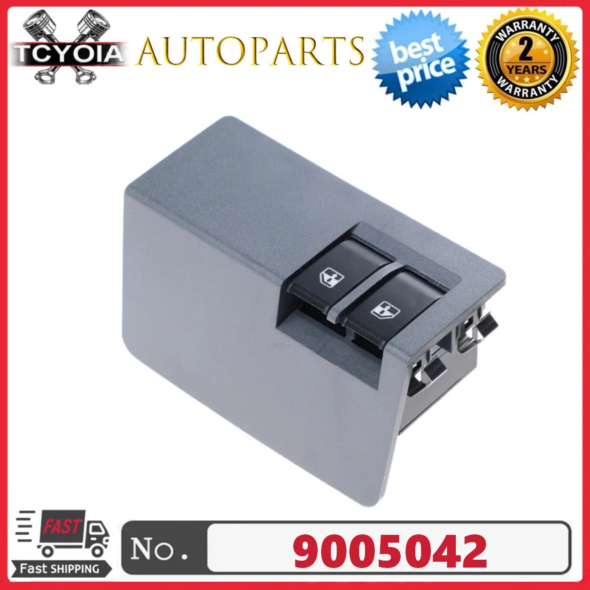 

11Pins 2 Buttons Power Window Control Switch 9005042 100017301 For Chevrolet Sail 2010-2014