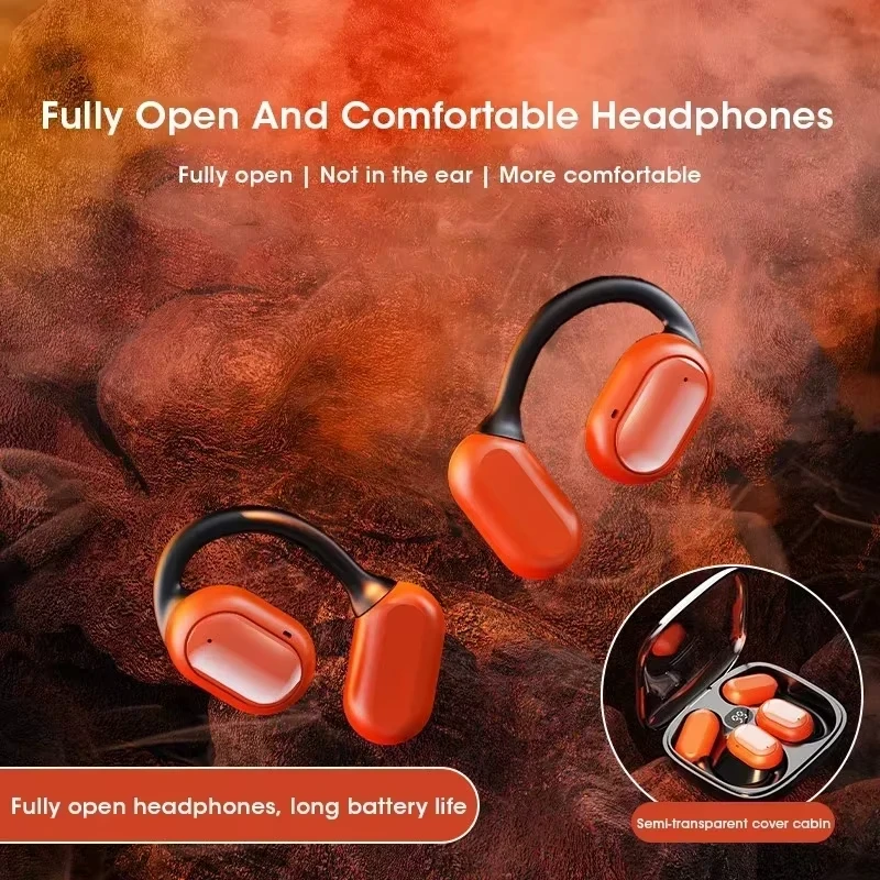 

Беспроводная Bluetooth-гарнитура 5.3 для занятий спортом с шумоподавлением, Hi-Fi стереозвуком, длительным временем автономной работы и низкой задержкой, наушники для бега