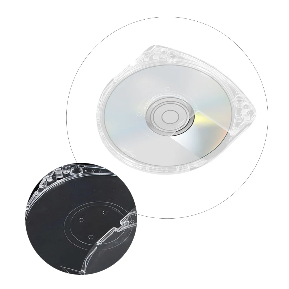 

10pcs Game Disc Case Clear Acrylic Protective Shell For Durable Storage Box Easy Access Holder Gaming Accessories Disc