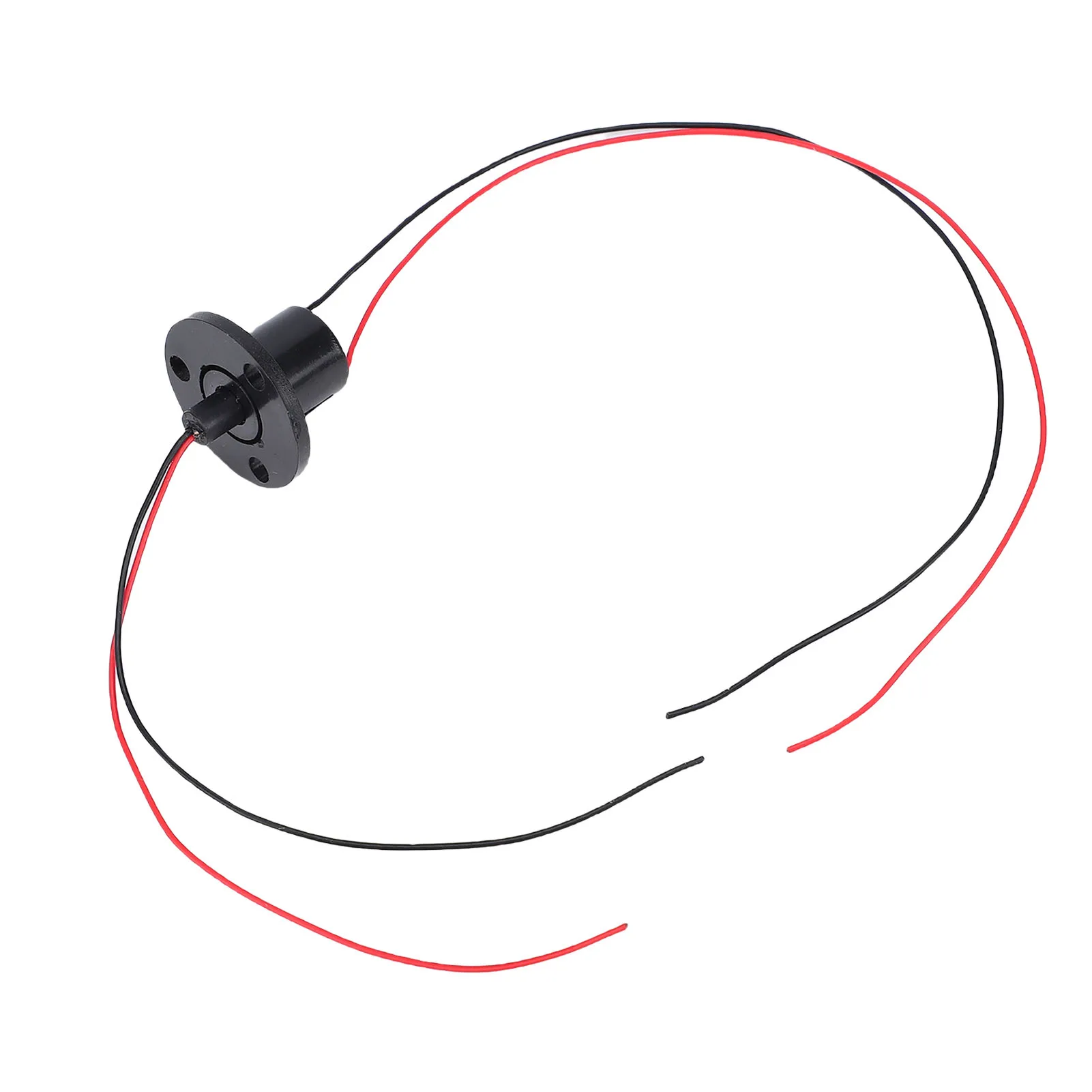 Electrical Slip Ring 2 Wires 2A 250RPM 22mm Diameter 360 Degree Rotation Electric Collector Ring for Testing Security Equipment