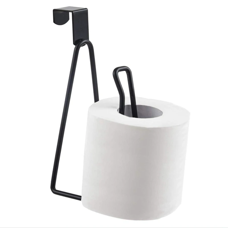 2 Stück über dem Tank Toiletten papier halter Toiletten papierrollen halter, schwarz für Bad organisatoren