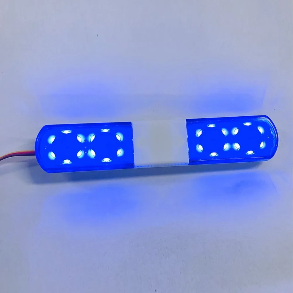 Durable 115mm RC Alarming Light Multi-Function Nine Flashing Modes Alarming Light Light Bar Lamp RC Car