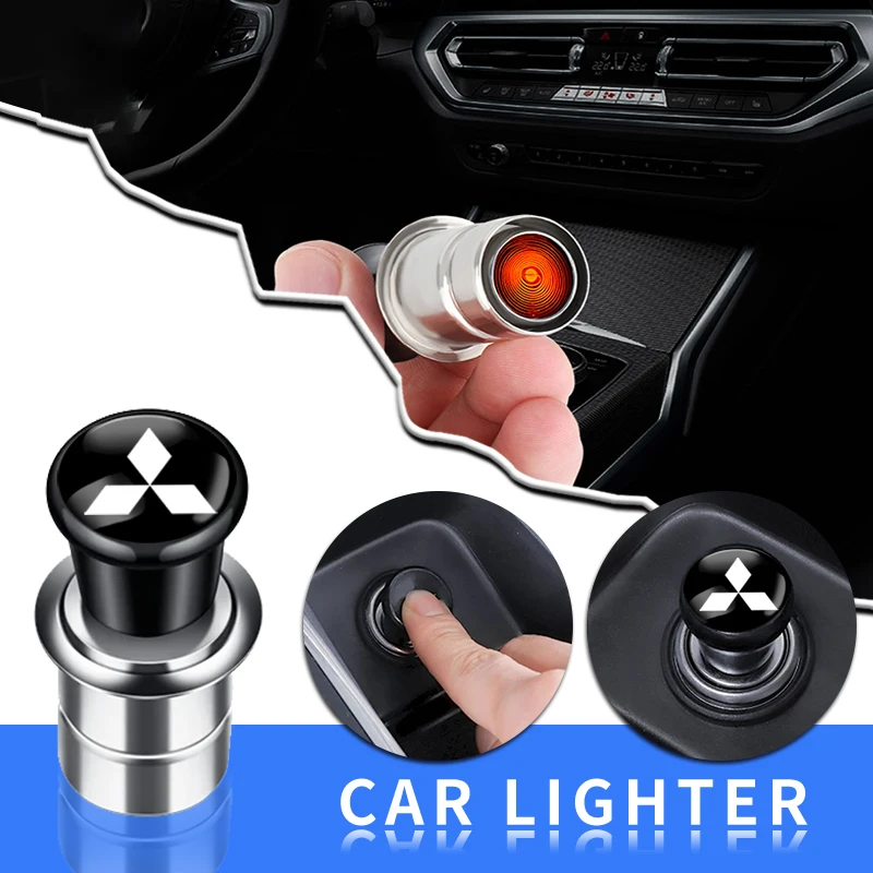 Car Auto Interior Cigarette Lighter Power Plug For Mitsubishi ralliart Lancer 9 10 ASX Outlander Pajero L200 Auto Accessories