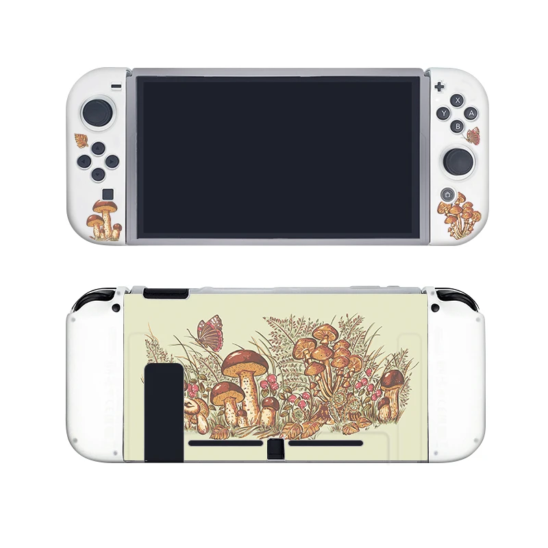 كوتجاكور الفطر فوندا نينتندو سويتش حافظة غطاء لدوكابل واقية التارو غطاء من البولي يوريثان للتحكم التبديل Joy-Con