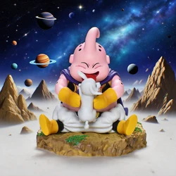 8.5cm Dragon Ball Majin Buu Anime Figures Q Version Figurine Pvc Statue Gk Model Toys Collectible Decoration Desktop Gifts