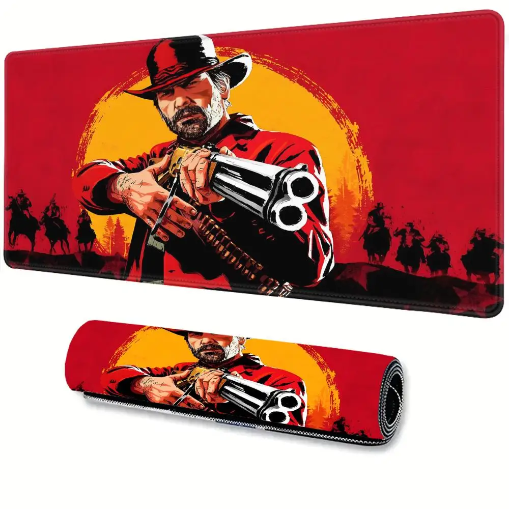 

DeadR-Redemption Mouse Pad Cute HD Desk Pad Extended Gaming Keyboard Mats Large 90x40cm XXL Gamer Mousepad