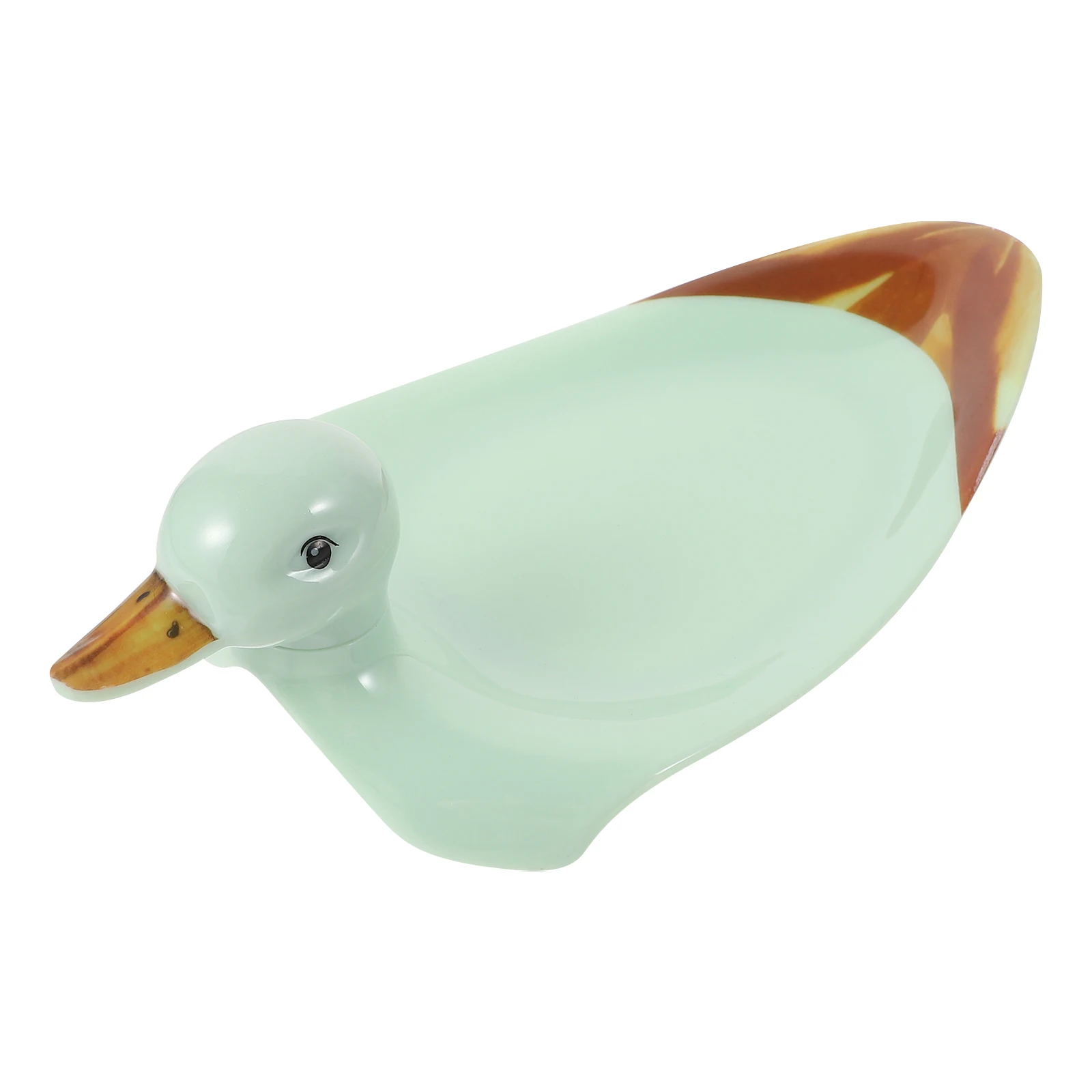 

1pc Creative Duck Melamine Home Storage Plate Plate for Salad Dessert Snacks Home Kitchenware Practical Design Food Serving