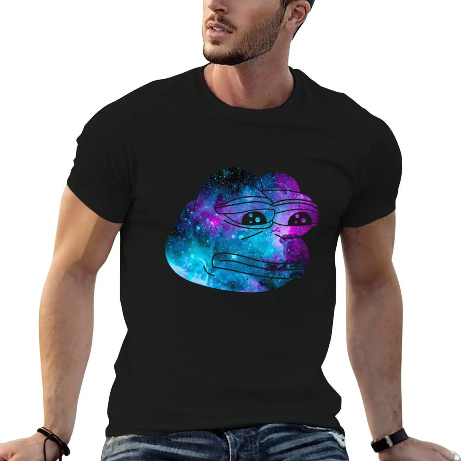 

Pepe The Galaxy T-Shirt man t shirts for men casual t shirts for man slim fit T-Shirt